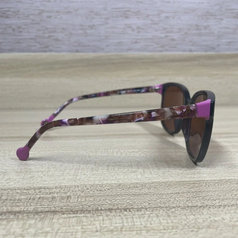 Carolina Herrera Sunglasses SHE‎ 687 0G73 Shiny Brown / Gradient Brown 54 mm
